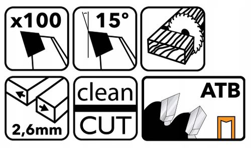 TARCZA WIDIOWA DO DREWNA PIŁY 210 X 30MM 100Z TDD-210x30x100Z na Arena.pl