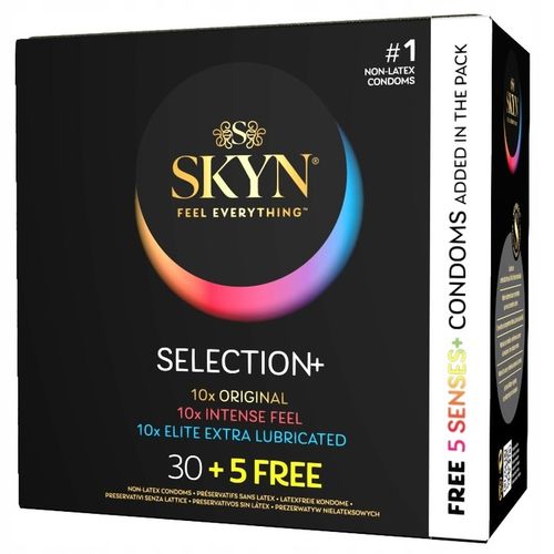 SKYN Prezerwatywy SELECTION SENSES mix Intense Feel Original Elite 35 szt. na Arena.pl