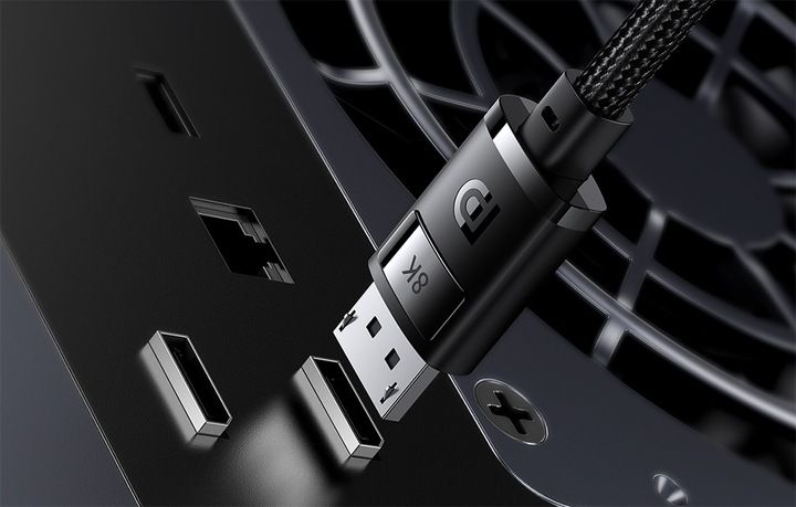 BASEUS KABEL DISPLAYPORT DO DISPLAYPORT 8K 1080P TECHNOLOGIA HDR KABEL 2M zdjęcie 2