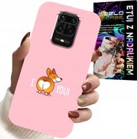 ETUI DO XIAOMI NOTE 9 PRO / 9S - ŚMIESZNE WZORY I LOVE YOU PIESEK OBUDOWA