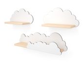 KOMPLET ZESTAW 3X PÓŁKA CHMURKA PÓŁKI CHMURKI 24H