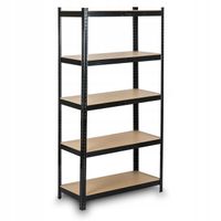 Regał magazynowy metalowy HUMBERG 150 x 75 x 30 cm max 150 kg na półkę