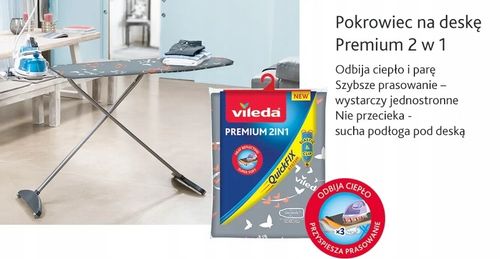 Pokrowiec na deskę Vileda Premium 2in1 na Arena.pl