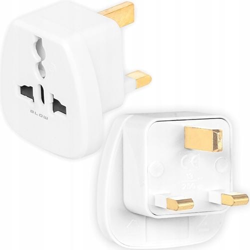 2x PRZEJŚCIÓWKA Wtyczka typ G ADAPTER PODRÓŻNY EU-UK PL ANGIELSKA na Arena.pl