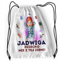 Plecak Sportowy Szkolny Dla Jadwigi Córki Dziecka Z Nadrukiem Ze Zdjęciem