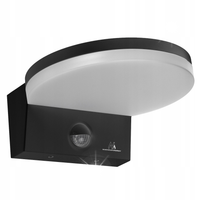 Lampa LED Maclean MCE344 B czujnik ruchu PIR czarna IP65 1560lm 4000K