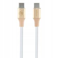 KABEL GUESS USB-C / USB-C 1.5M FAST CHARGING EBOSSED LOGO ZŁOTY