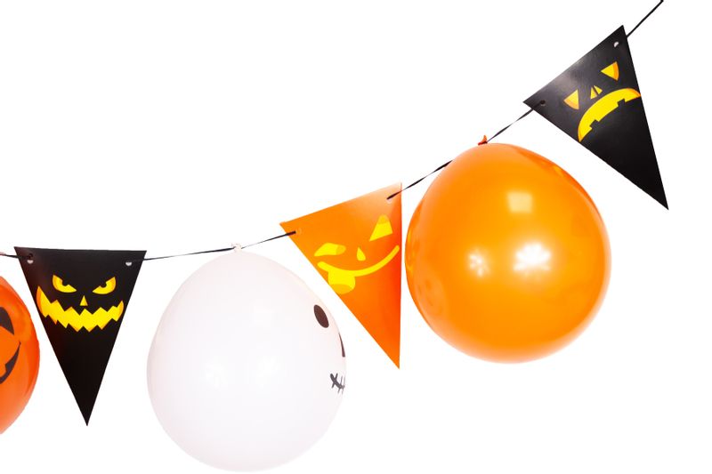 GIRLANDA HALLOWEEN Z BALONAMI DUŻA DEKORACJA zdjęcie 5