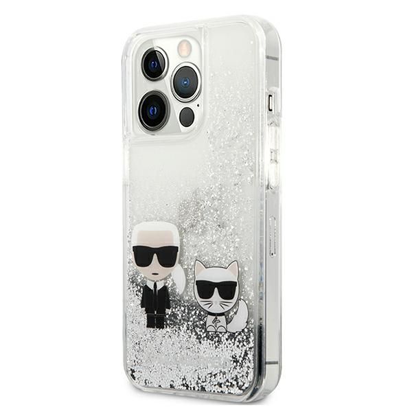Etui Karl Lagerfeld do iPhone 13 Pro Max, Srebrny zdjęcie 2