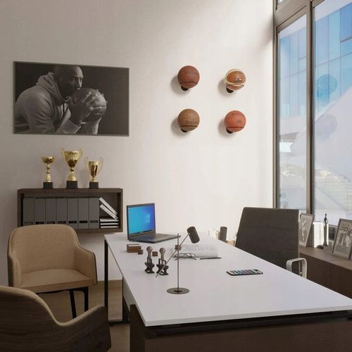 3X WIESZAK UCHWYT ŚCIENNY NA PIŁKĘ KASK CZAPKĘ DONICZKĘ STOJAK PIŁKI TRZY na Arena.pl