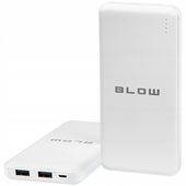 BLOW PowerBank 20000mAh 2xUSB LED BIAŁY SLIM