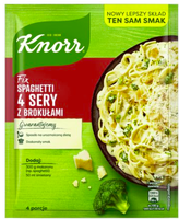 KNOR FIX SPAGETTI 4 SERY Z BROKUŁAMI 43G