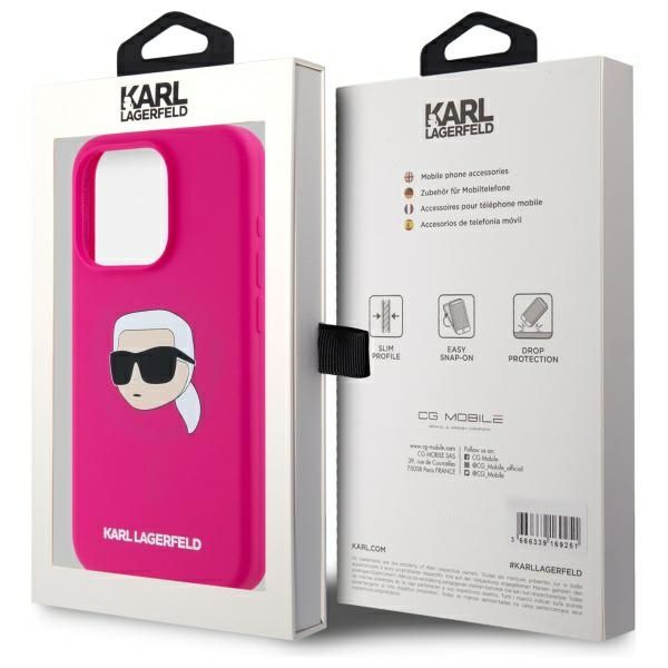 Etui Karl Lagerfeld do iPhone 15 Pro Max, Różowy, MagSafe zdjęcie 8