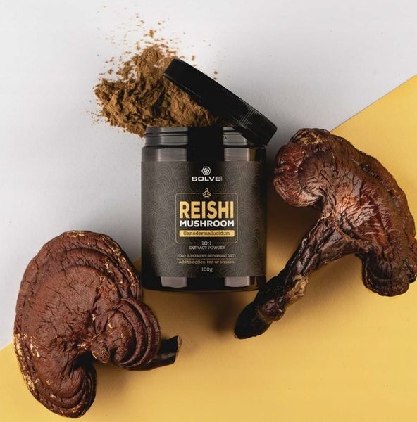 SOLVE LABS Reishi Lakownica Żółtawa 10:1 proszek 100g zdjęcie 2