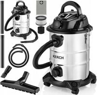 ODKURZACZ PRZEMYSŁOWY BEZWORKOWY MOKRO SUCHO KERCH RADO 3800W