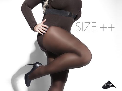 Rajstopy Perla size plus 40 den mikrofibra Chocolate 3 na Arena.pl