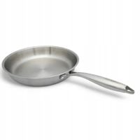 SOLIDNA PATELNIA GASTRONOMICZNA ZE STALI NIERDZEWNEJ GAZ INDUKCJA 20cm 1.2L