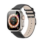 DUX DUCIS pasek YS skórzany do Apple Watch 38 / 40 / 41 mm czarny