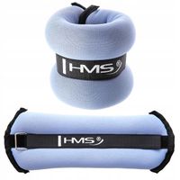 Obciążenia neoprenowe na rzep NA Kostki i Nadgarstki komplet 2x1kg śrut HMS