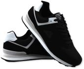 Czarne buty męskie American Club FH55/23 44