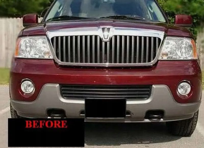 2003-2006 Lincoln Navigator- LIstwy chrom grill chromowane zdjęcie 2