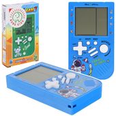 Tertis Konsola Gra Elektroniczna Podróżna Zręcznościowa - Niebieska