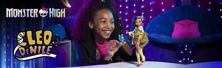 Monster High Cleo De Nile Lalka Modowa Zestaw AKCESORIA HHK54 MATTEL zdjęcie 9