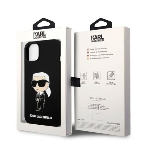 Etui Karl Lagerfeld do iPhone 15 Plus, iPhone 14 Plus, Czarny, MagSafe na Arena.pl