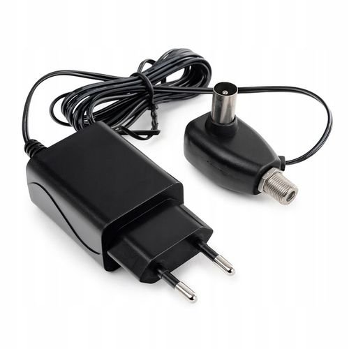 Zasilacz do anteny telewizora 12V 0,2A wtyk F na Arena.pl