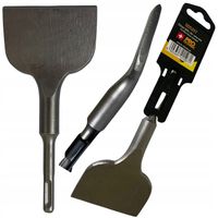 DŁUTO SDS PLUS SZEROKIE ODGIĘTE PODGIĘTE DO BETONU PŁYTEK SDS+ 165x75mm