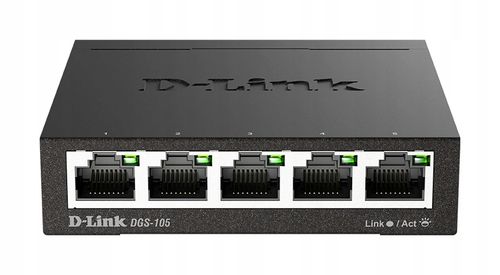 Switch D-Link 5p DGS-105 (5x10/100/1000Mbit) na Arena.pl