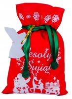 WOREK Torebka prezentowa MIKOŁAJ RENIFER 30x45 sztuk 5