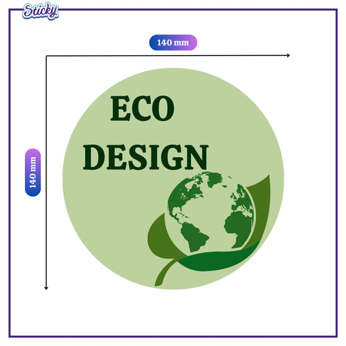 Naklejka ecodesign na kocioł, na piec na Arena.pl