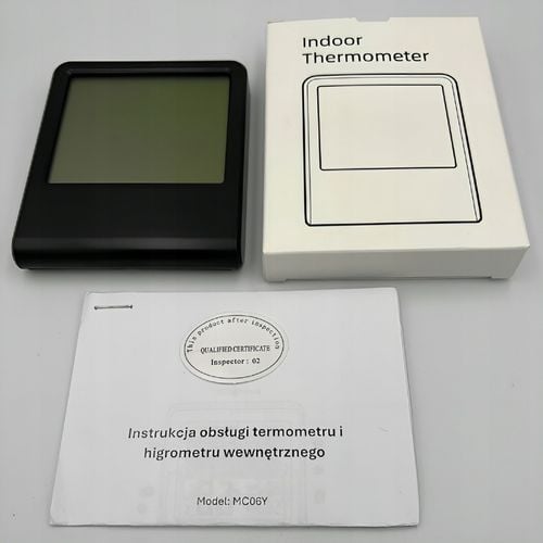 TERMOMETR POKOJOWY GEARZ DOKŁADNY BEZPRZEWODOWY WILGOTNOŚCIOMIERZ na Arena.pl