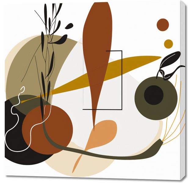 Obraz 100x100cm Ekspresja w Impresji zdjęcie 1