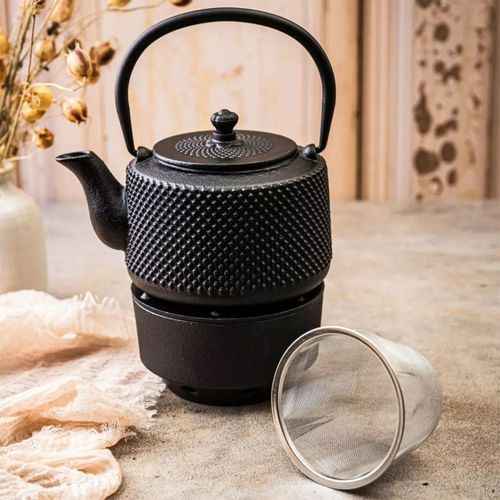 zaparzacz żeliwny dzbanek 0,8l z filtrem i podgrzewaczem kinghoff kh-1847 na Arena.pl
