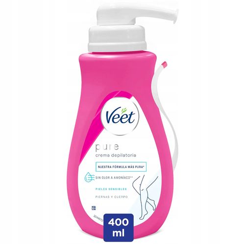Krem do Depilacji z Pompką Dla Skóry Wrażliwej Veet CREMA DEPILATORIA 400ml na Arena.pl