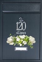 METALOWA SKRZYNKA na listy pocztowa TWÓJ ADRES NADRUK UV dużo wzorów