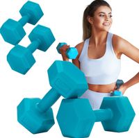 Zestaw Hantli Hantle Bitumiczne Ciężarki do Ćwiczeń Fitness Siłownia