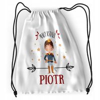Plecak Sportowy Szkolny Dla Piotrka Syna Dziecka Z Nadrukiem Ze Zdjęciem