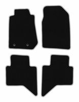 Dywaniki welurowe CARLUX-SILVER do Isuzu D-MAX II 2011- czarne