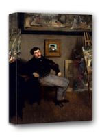 James Jacques Joseph Tissot, Edgar Degas - obraz na płótnie 70x100 cm
