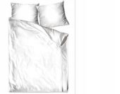 Pościel satyna bawełniana 140x200 Bielbaw biała