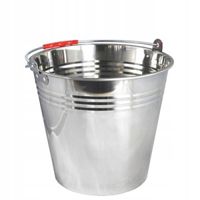 KADAX Wiadro Stalowe Przemysłowe Rączka 10L Metal