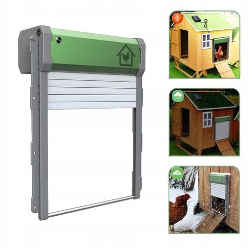 AUTOMATYCZNE DRZWI KURNIKA SOLARNE PILOT DRZWICZKI CZUJNIK ŚWIATŁA TIMER na Arena.pl
