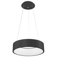 LAMPA wisząca CHIARA 3945-832RP-BK-3 Italux OPRAWA okrągła LED 32W 3000K pierścień ring czarna