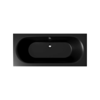 Oceana Slim wanna prostokątna 170X75 cm czarny mat