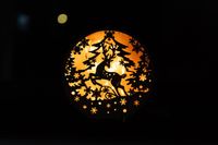 Drewniana Lampka Świąteczna LED – Unikalna Dekoracja na Boże Narodzenie