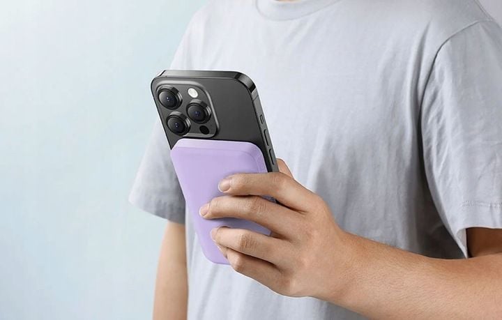 BASEUS POWER BANK BEZPRZEWODOWY INDUKCYJNY 5000mAh 20W USB-C MINI POWERBANK zdjęcie 12