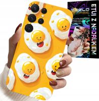 ETUI DO SAMSUNG GALAXY S24 ULTRA - SŁODKIE UŚMIECHNIĘTE JAJKA CASE + FOLIA